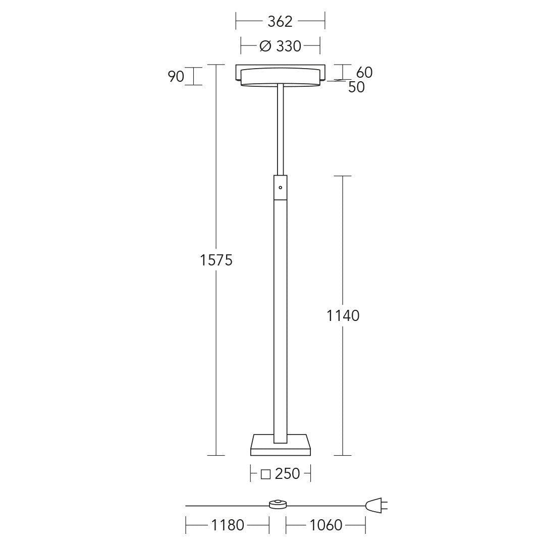 Talon floor lamp