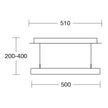 Leonora ceiling light LED