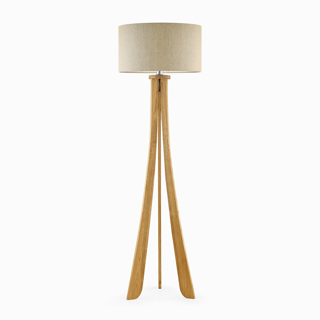 Bow floor lamp