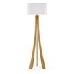 Bow floor lamp