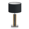 Karl G Tischlampe mit Applikation in Granitoptik