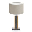 Karl G Tischlampe mit Applikation in Granitoptik