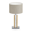 Karl M Tischlampe mit Marmorapplikation