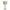 Karl M Tischlampe mit Marmorapplikation