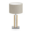 Karl M Tischlampe mit Marmorapplikation