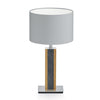 Karl G Tischlampe mit Applikation in Granitoptik