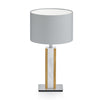 Karl M Tischlampe mit Marmorapplikation
