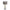 Karl N Tischlampe mit Nickelapplikation