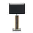 Karl G Quadra Tischlampe mit Granitapplikation