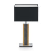 Karl G Quadra Tischlampe mit Granitapplikation