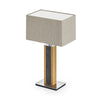 Karl G Quadra Tischlampe mit Granitapplikation