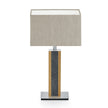 Karl G Quadra Tischlampe mit Granitapplikation