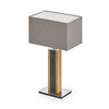 Karl G Quadra Tischlampe mit Granitapplikation