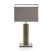 Karl G Quadra Tischlampe mit Granitapplikation