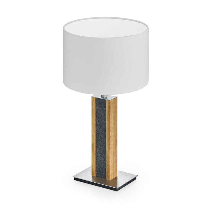 Karl G Tischlampe mit Applikation in Granitoptik