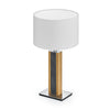 Karl G Tischlampe mit Applikation in Granitoptik