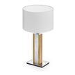 Karl M Tischlampe mit Marmorapplikation
