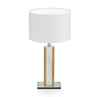 Karl M Tischlampe mit Marmorapplikation