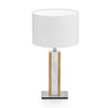 Karl M Tischlampe mit Marmorapplikation