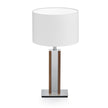 Karl N Tischlampe mit Nickelapplikation