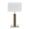 Karl G Quadra stool lamp with granite application