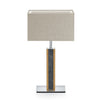 Karl G Quadra stool lamp with granite application