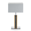 Karl G Quadra stool lamp with granite application