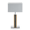 Karl G Quadra stool lamp with granite application