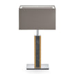 Karl G Quadra stool lamp with granite application