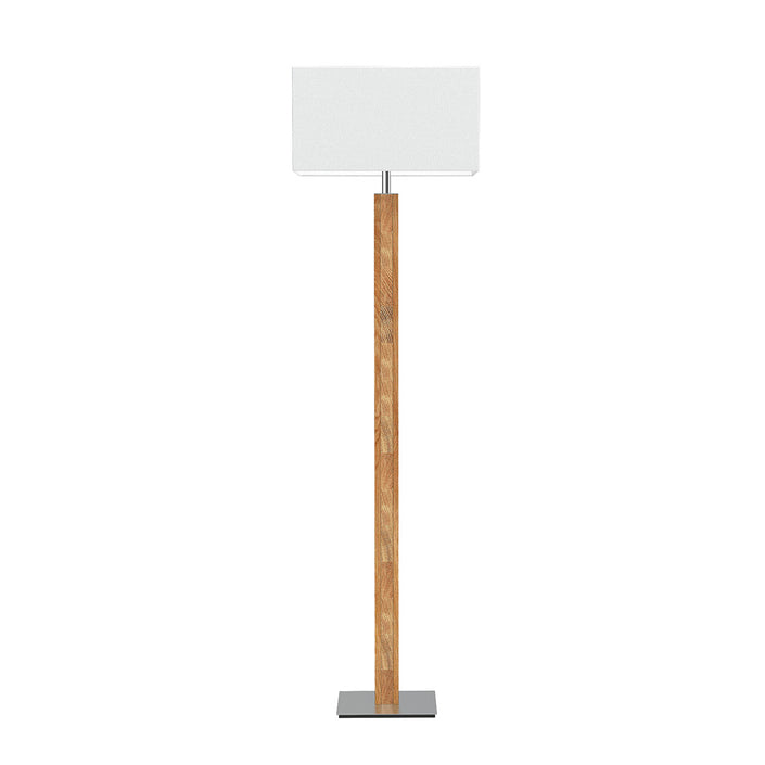 Karl K floor lamp shade square with head wood application