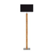 Karl K floor lamp shade square with head wood application