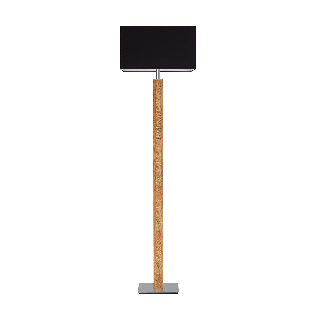 Karl K floor lamp shade square with head wood application