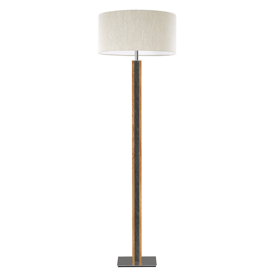 Karl G floor lamp shade application in granite look