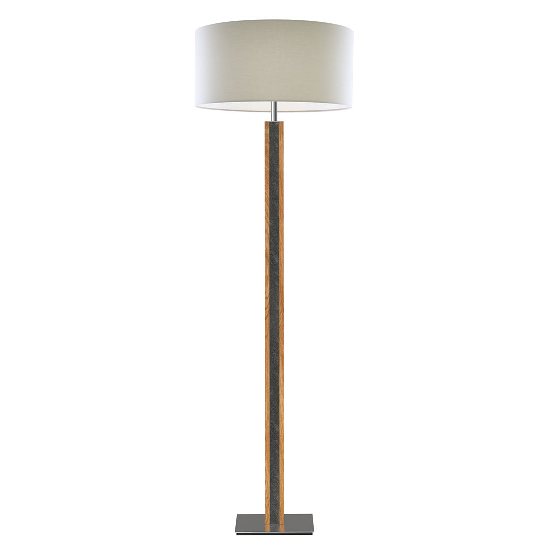 Karl G floor lamp shade application in granite look