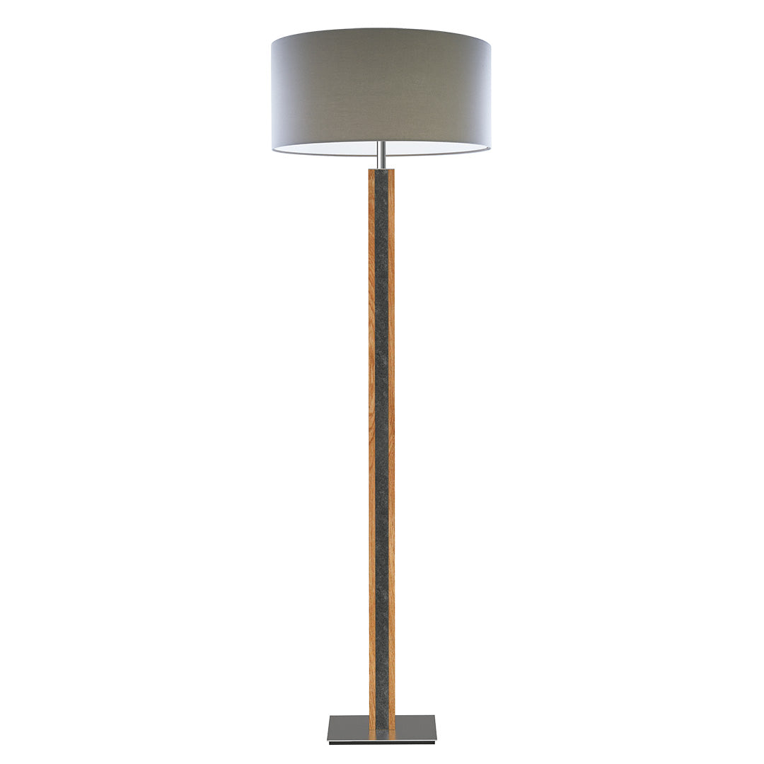 Karl G floor lamp shade application in granite look