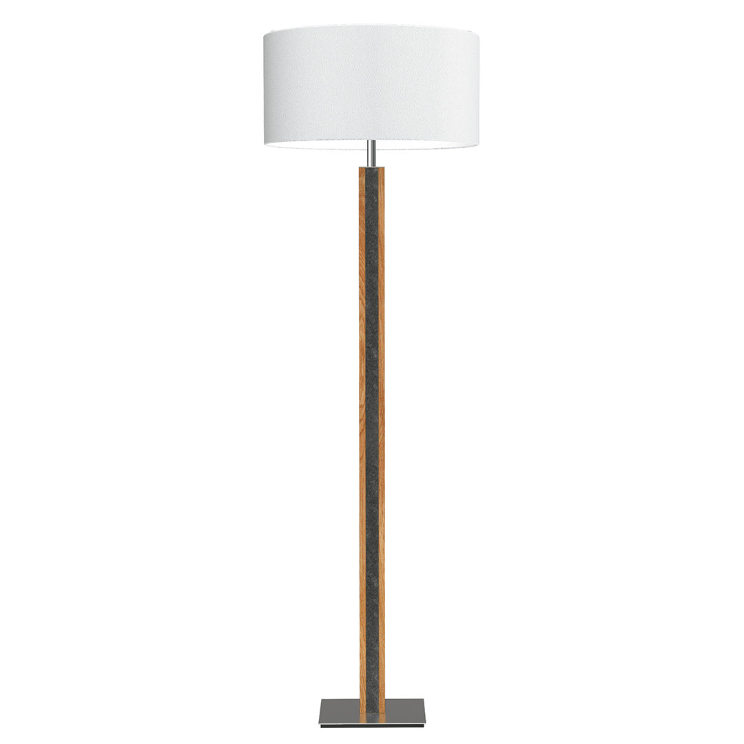 Karl G floor lamp shade application in granite look