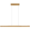Hermann wooden pendant light with roller pull