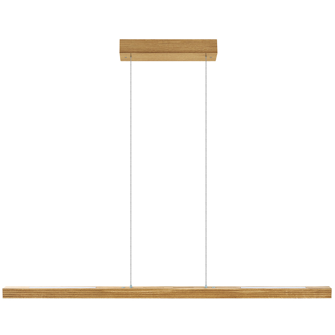 Hermann wooden pendant light with roller pull