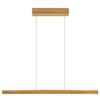 Hermann wooden pendant light with roller pull