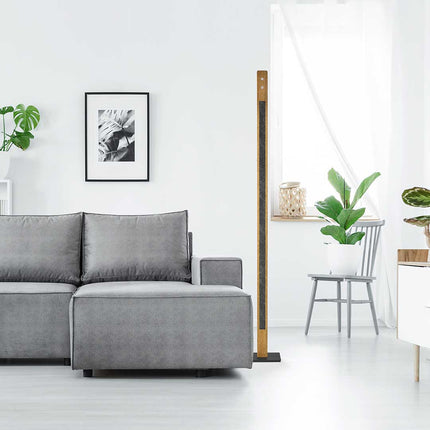 Karl G Stehleuchte mit Applikation in Granitoptik
