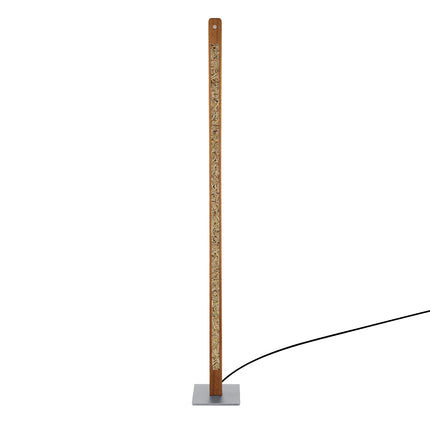 Karl H floor lamp LED with alpine meadow hay application