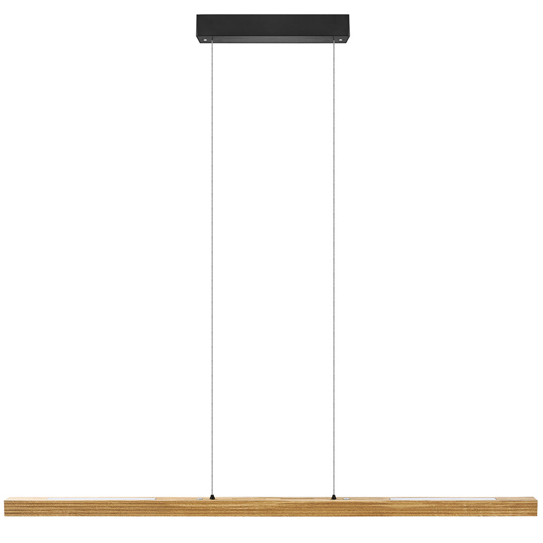 Hermann wooden pendant light with roller pull