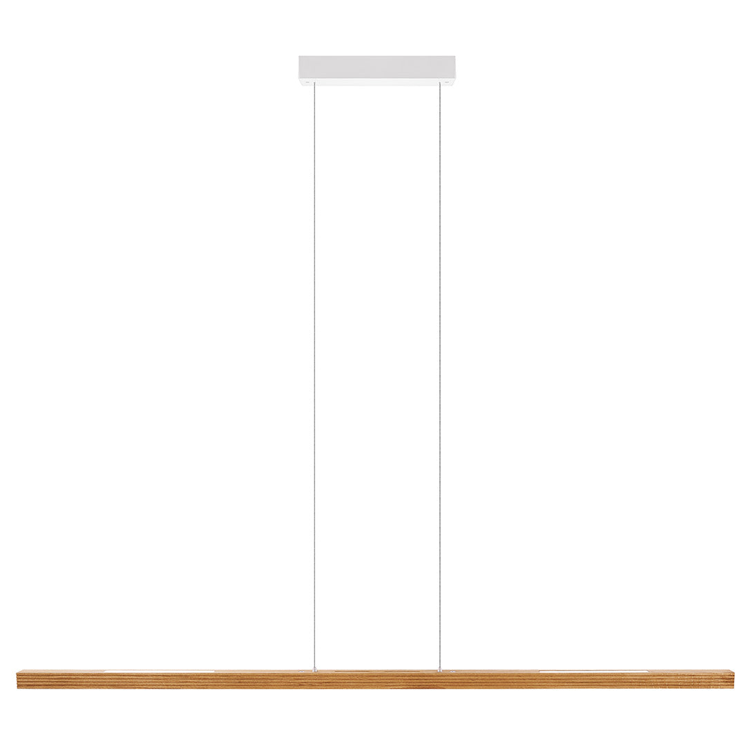 Hermann wooden pendant light with roller pull