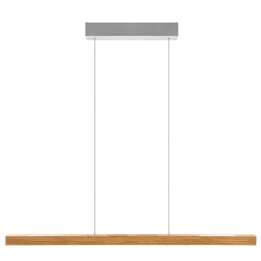Hermann wooden pendant light with roller pull