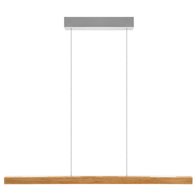 Hermann wooden pendant light with roller pull