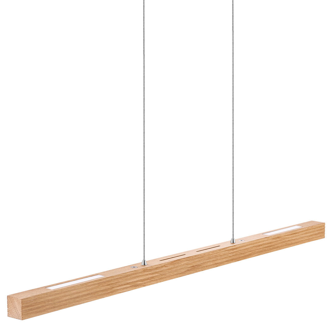 Hermann wooden pendant light with roller pull