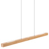 Hermann wooden pendant light with roller pull