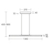 Novelie LED bar light top and bottom light with roller pull