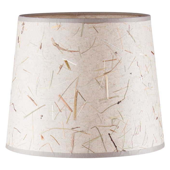 Leuchtenschirm Naturart (Heuschirm, Gestell beige) für Tischleuchte 