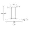Arco LED bar light top and bottom light with roller pull